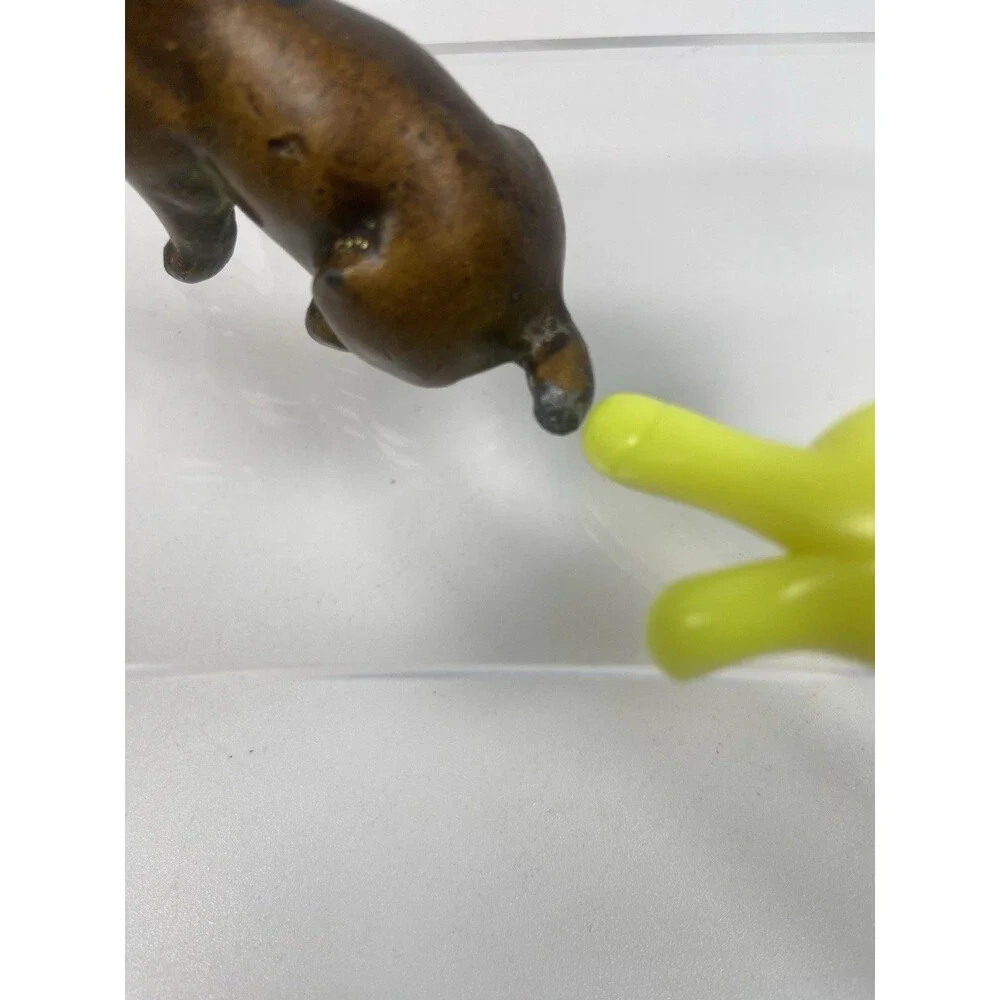 Vtg Cast Metal Scottie Dog Figurine 2” Mid Century Bronze Finish MCM Decor
